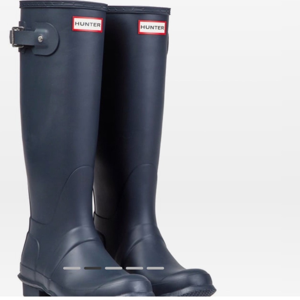 Navy Hunter boot